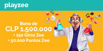 Bono de PlayZee Casino: &iexcl;Hasta $1.500.000 + 150 Giros Gratis!