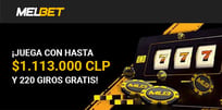 Únete a Melbet Casino y reclama hasta $1.113.000 CLP + 220 giros gratis