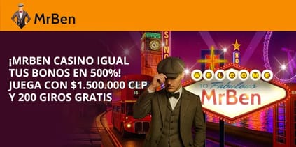 Bono de bienvenida de MrBen Casino