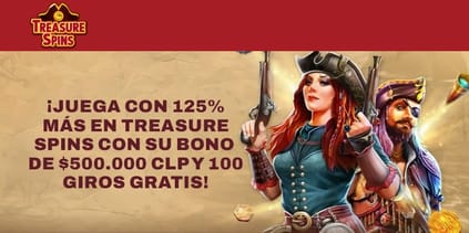 bono bienvenida treasurespin casino
